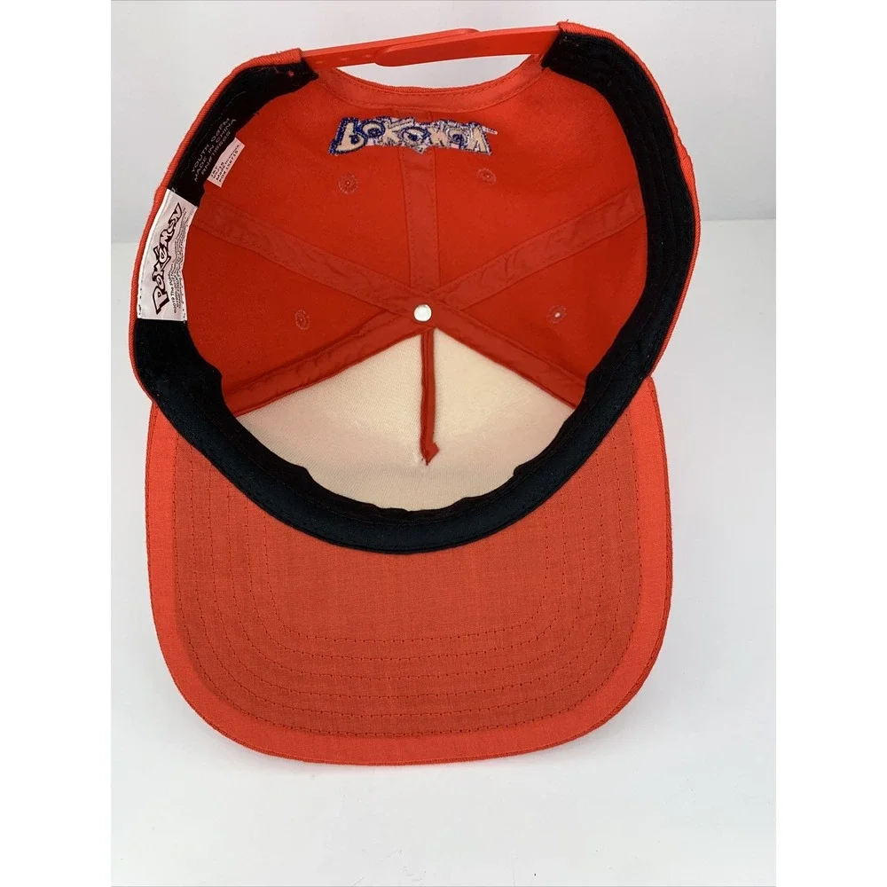Pokemon Pokeball Hat Youth Kids Red White Black Adjustable Snapback Cap